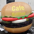 Ilmatäytteinen hampurilainen Cafe Grillius