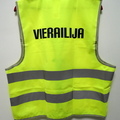 Silkkipainettu heijastinliivi