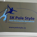 Ruostumattomasta teräksestä julkisivukyltti  SK Pole Style