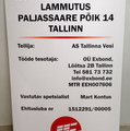 PVC kyltti rakennustyömaalle Tallinna Vesi