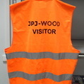 Heijastinliivi logolla JPJ- Wood