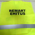 Keltainen heijastinliivi Remart ehitus