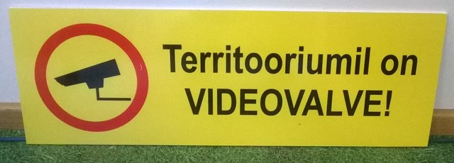 Kyltti videovalvonta